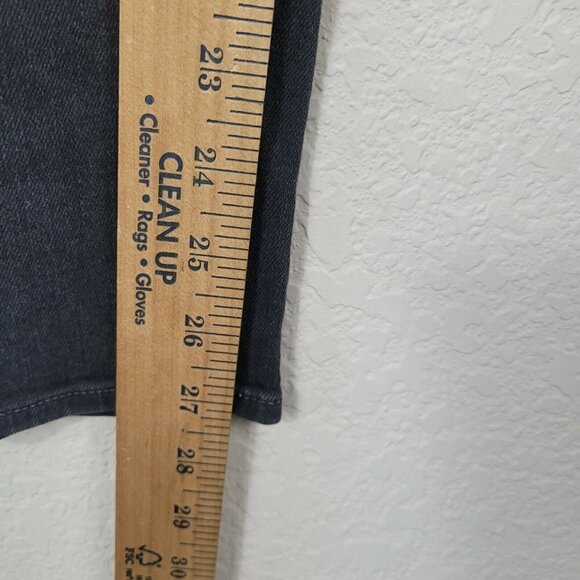 Baldwin Sz 27 Karlie Jeans High Rise Cropped Skinny Light Black Wash Exc Cond - Picture 5 of 11